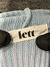 Lett Blue Pullover Sweater Size S - photo 7