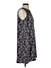 fleur bleue 100% Polyester Paisley Gray Casual Dress Size 4 - photo 4