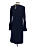 Soft Works Solid Blue Casual Dress Size S - photo 2