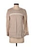 J.Crew 100% Linen Tan Long Sleeve Blouse Size 00 - photo 1