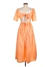 Available Orange Casual Dress Size S - photo 2