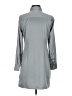 Gap 100% Polyester Gray Casual Dress Size XS (petite) - photo 2