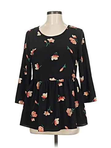 MM Couture 3/4 Sleeve Blouse (view 1)