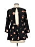 MM Couture 100% Polyester Black 3/4 Sleeve Blouse Size M - photo 2