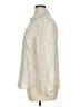 Chico's Solid Ivory Long Sleeve Button-Down Shirt Size XL (3) - photo 5