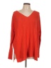 Eileen Fisher 100% Tencel Red Pullover Sweater Size L - photo 1