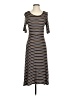 SJS Stripes Gray Green Casual Dress Size S - photo 1