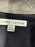 Larry Levine 100% Polyester Black Long Sleeve Blouse Size M - photo 7