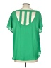 Torrid 100% Polyester Green Short Sleeve Blouse Size Lg Plus (0) - photo 2