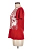 Fashion One Graphic Red Short Sleeve Top Size M - photo 5