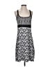 Lola Graphic Gray Casual Dress Size S - photo 1