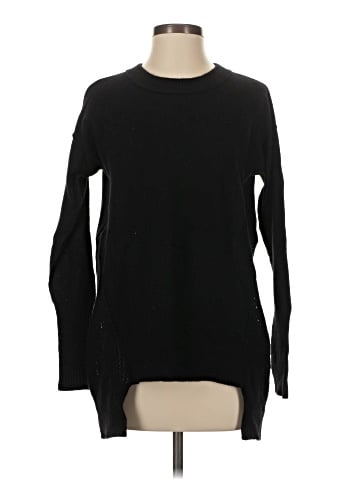 Aqua Cashmere Pullover Sweater (view 1)
