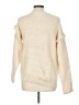 Mystree 100% Acrylic Ivory Pullover Sweater Size L - photo 2
