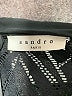 Sandro Chevron-herringbone Black Cocktail Dress Size Sm (1) - photo 6