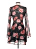 Olivaceous 100% Polyester Floral Black Cocktail Dress Size S - photo 2