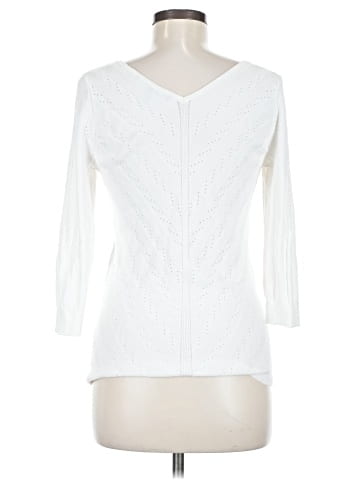 White House Black Market 3/4 Sleeve T-Shirt (view 2)
