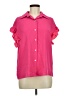 Shein Pink Short Sleeve Blouse Size 6 - photo 1
