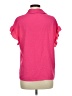 Shein Pink Short Sleeve Blouse Size 6 - photo 2