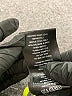 Adidas 100% Polyester Black Zip Up Hoodie Size 10 - 12 - photo 5