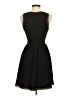 Soprano Solid Black Cocktail Dress Size S - photo 2
