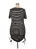 Assorted Brands Stripes Black Gray Casual Dress Size XXL - photo 2