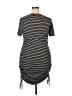 Assorted Brands Stripes Black Gray Casual Dress Size XXL - photo 2