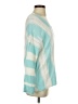 Unbranded 100% Acrylic Color Block Teal Pullover Sweater Size XS - photo 4