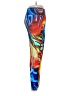 Shein 100% Polyester Graphic Blue Leggings Size 6 - photo 4
