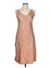 Natori Animal Print Tan Cocktail Dress Size M - photo 1