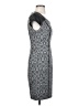 Kay Unger Graphic Gray Casual Dress Size 4 - photo 4