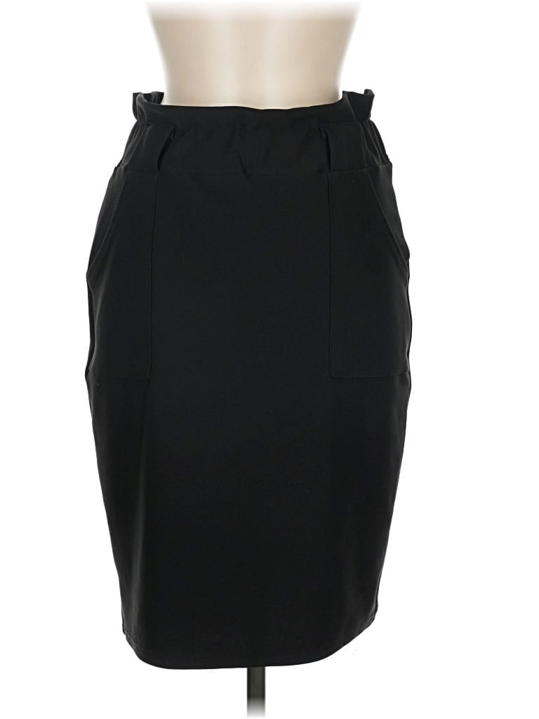 Pre-owned Maze Collection Formal Skirt In Black