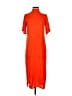 Future Collective 100% Polyester Orange Casual Dress Size XXS - photo 1