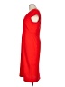 Connected Apparel Solid Red Cocktail Dress Size 10 - photo 5
