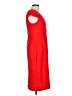 Connected Apparel Solid Red Cocktail Dress Size 10 - photo 4