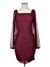 Assorted Brands Burgundy Cocktail Dress Size S - photo 1