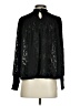 Deletta 100% Polyester Black Long Sleeve Blouse Size XS - photo 2