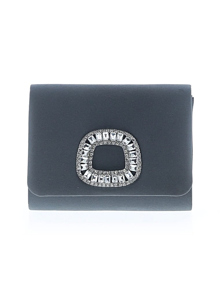 Pre-owned Jessica Mcclintock Clutch In Gray
