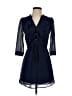 H&M 100% Polyester Blue Cocktail Dress Size 4 - photo 1