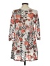 42 Pops Print Gray Casual Dress Size M - photo 2