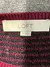 Ann Taylor LOFT Tweed Burgundy Pullover Sweater Size M - photo 7