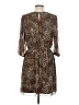 En Focus Studio 100% Polyester Animal Print Brown Casual Dress Size 12 - photo 2