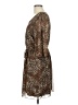 En Focus Studio 100% Polyester Animal Print Brown Casual Dress Size 12 - photo 5