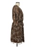En Focus Studio 100% Polyester Animal Print Brown Casual Dress Size 12 - photo 4