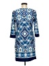Tiana B. Print Blue Casual Dress Size 6 (petite) - photo 2
