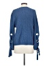 Knyt & Lynk Blue Pullover Sweater Size XS - photo 2
