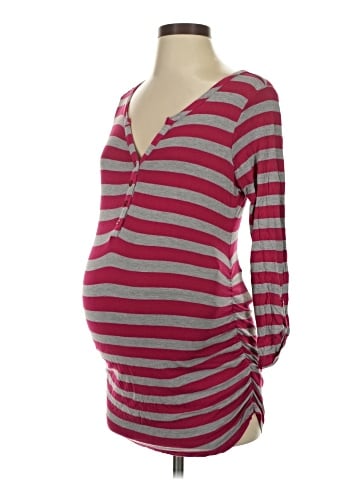 Motherhood Long Sleeve Henley (view 1)