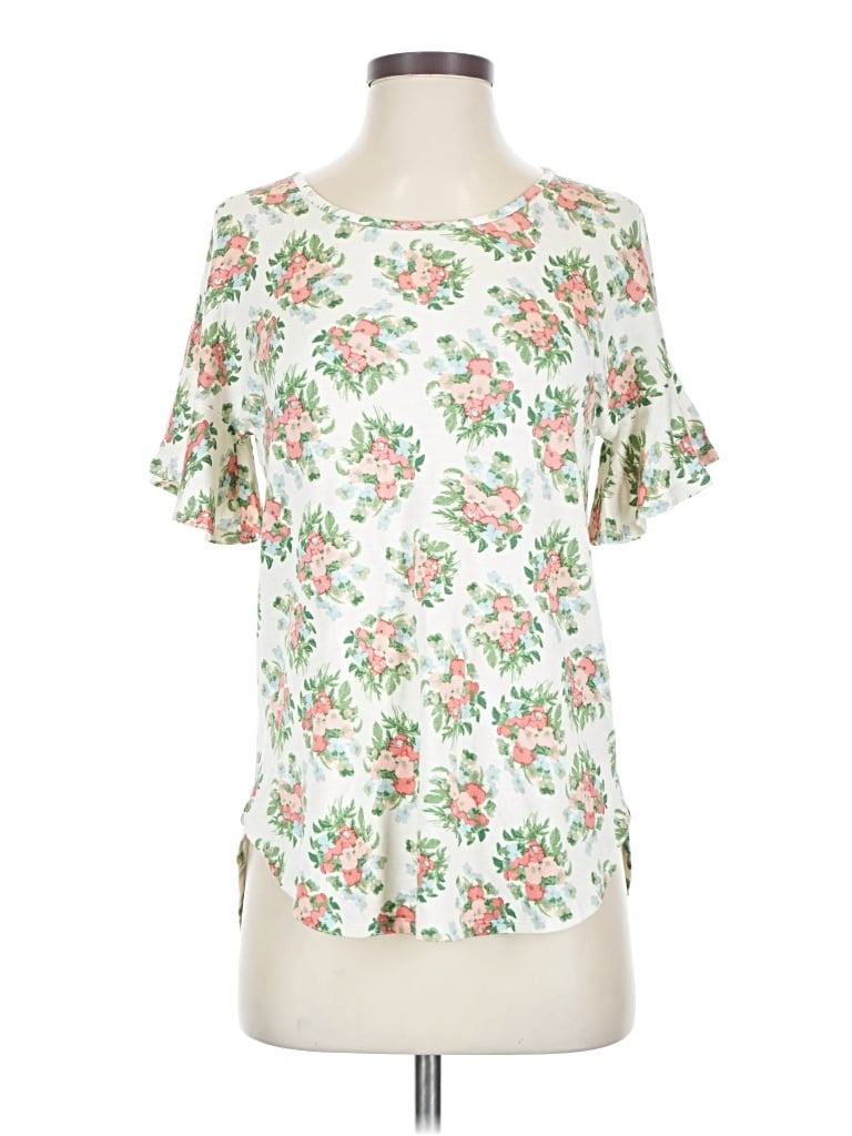 Pre-owned Downeast Short Sleeve T-shirt In Ivory