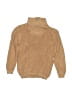 Assorted Brands 100% Cotton Solid Tan Turtleneck Sweater Size 9 - photo 1