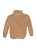 Assorted Brands 100% Cotton Solid Tan Turtleneck Sweater Size 9 - photo 2