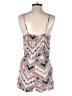 Charlotte Russe 100% Rayon Chevron-herringbone Gray Romper Size L - photo 2